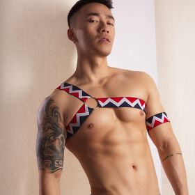 Multicolor Asymmetrical Harness