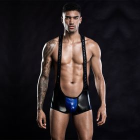 Men's One-piece Sexy Lingerie Nightclub Bondage Outfit