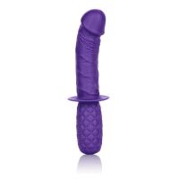 Silicone Grip Thruster Purple G-Spot Dildo - SE031510