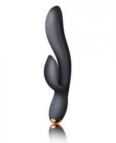 Rocks Off Regala Rabbit Vibrator Black - TCN-RK-10REGABK