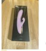 3 In 1 Clitoral Sucking Rabbit G Spot Vibrator Anal Triple Curve Waterproof Dildo Vibrator For Her - pink