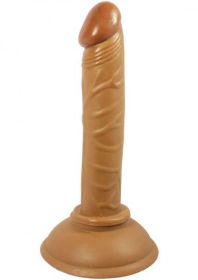 Latin American Mini Whopper 4 inches Straight Dong Brown - NW23862