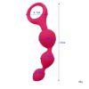 ANAL BEADS BUTT PLUG WITH PULL RING 3 ANAL BALLS G-SPOT PROSTATE MASSAGE SILICONE SEX TOYS FOR WOMEN MEN MASTURBATION - Random color