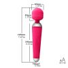 Hot Romance Wireless Vibrators High Quality Unique Nipple Sex Toys for Female(Does not include batteries) - Rose red