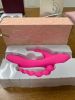 3 In 1 Clitoral Sucking Rabbit G Spot Vibrator Anal Triple Curve 12 Function Waterproof Dildo Vibrator For Her - pink